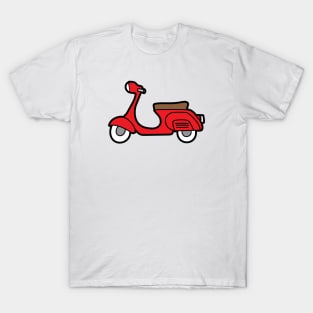 Red scooter T-Shirt